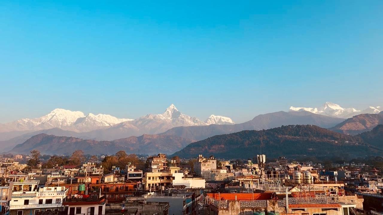 Penthouse 3 Bedroom Apartment With A Beautiful View Pokhara Esterno foto