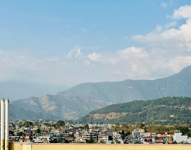 Penthouse 3 Bedroom Apartment With A Beautiful View Pokhara Esterno foto